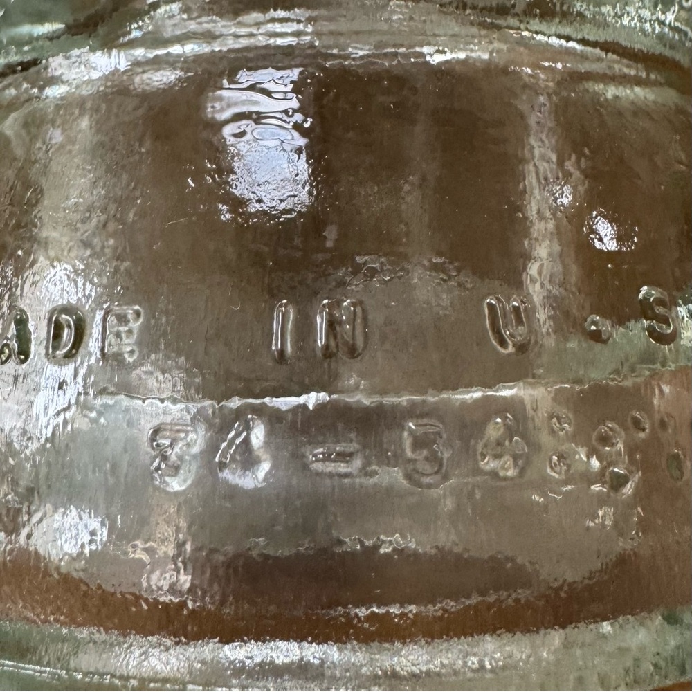 Vintage Hemingray-45 Clear Glass Telegraph Insulator Pair USA 1954 - Picture 7 of 8